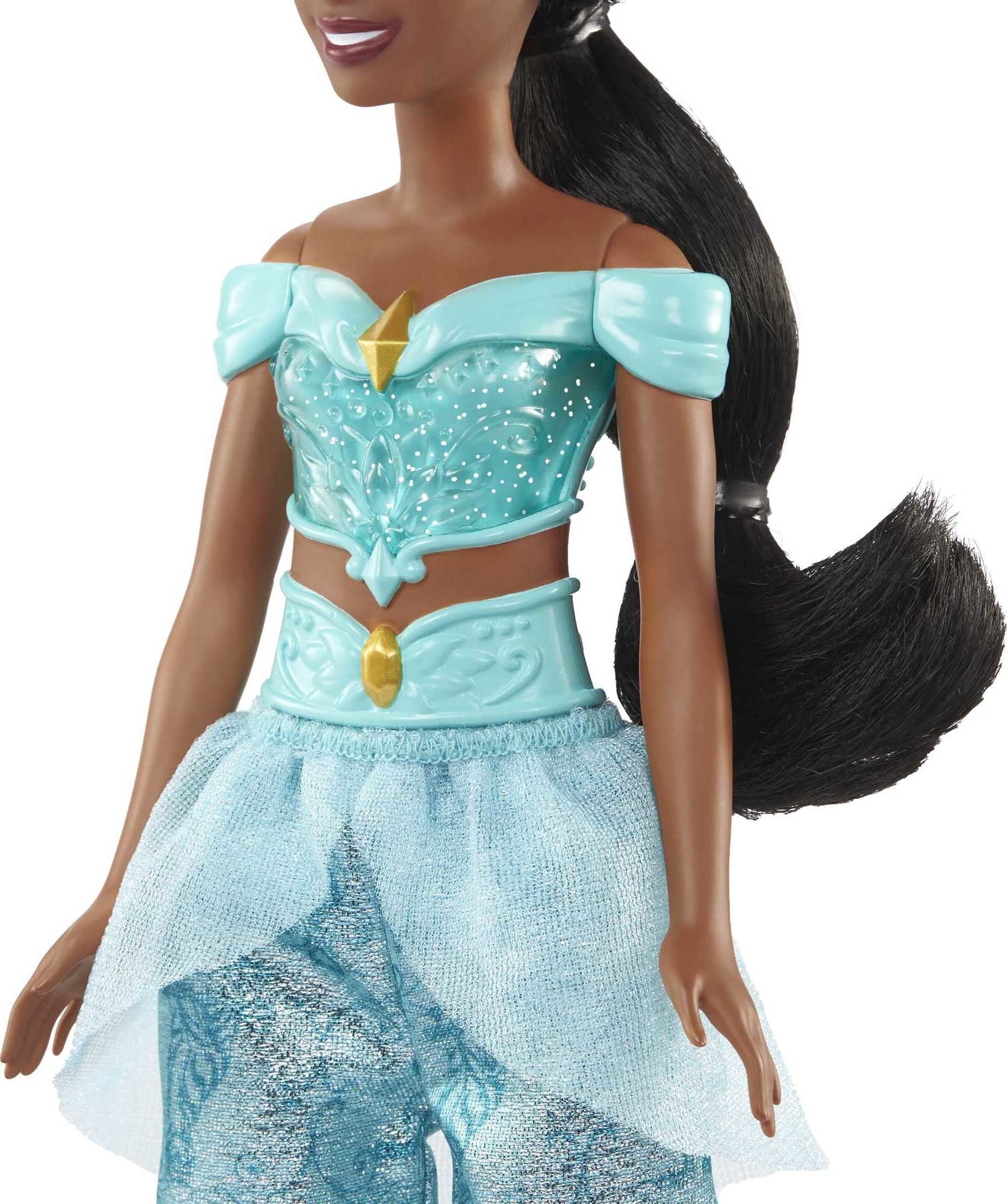 Disney Princess Jasmine 11 inch Fashion Doll with Black Hair, Brown Eyes & Tiara Accessory