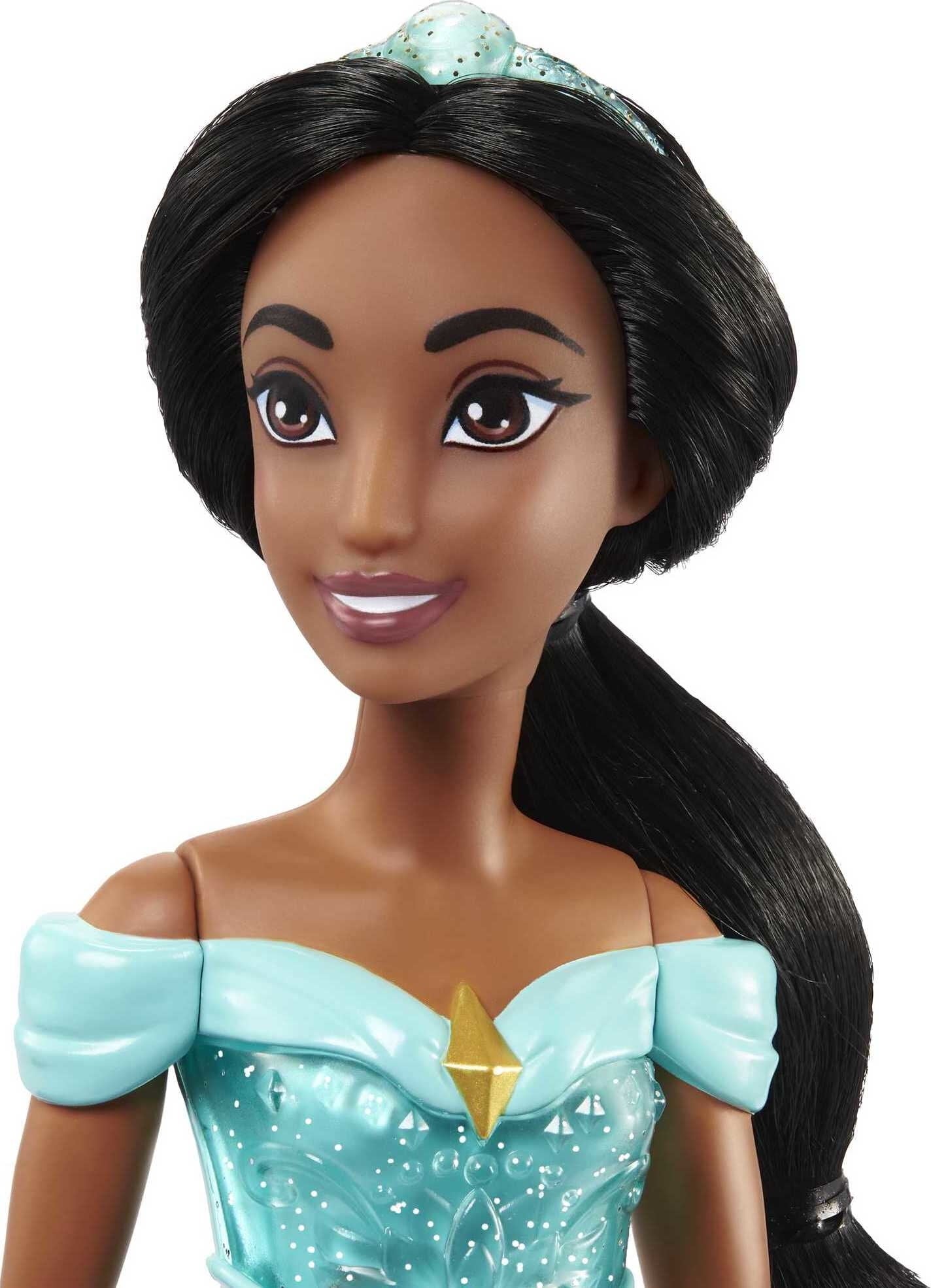 Disney Princess Jasmine 11 inch Fashion Doll with Black Hair, Brown Eyes & Tiara Accessory