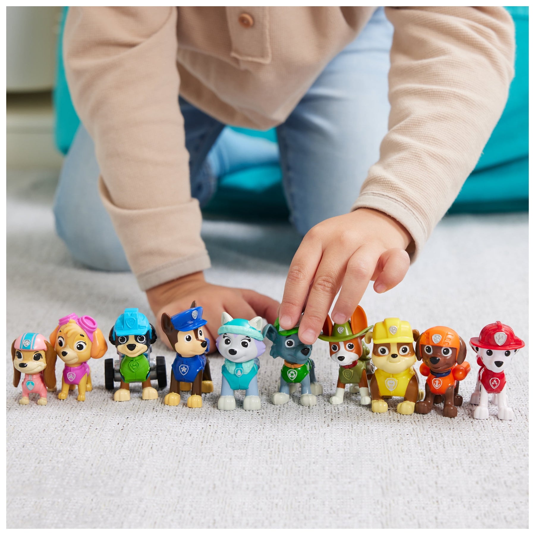 PAW Patrol, All Paws on Deck, 10 Collectible Toy Figures Gift Pack for Kids Ages 3+