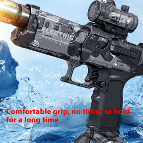 Fire Rat Electric Water Pistol Cool Light Full Automatic Water Spray Gun Summer Toy Sports Entertainment Children Gifts