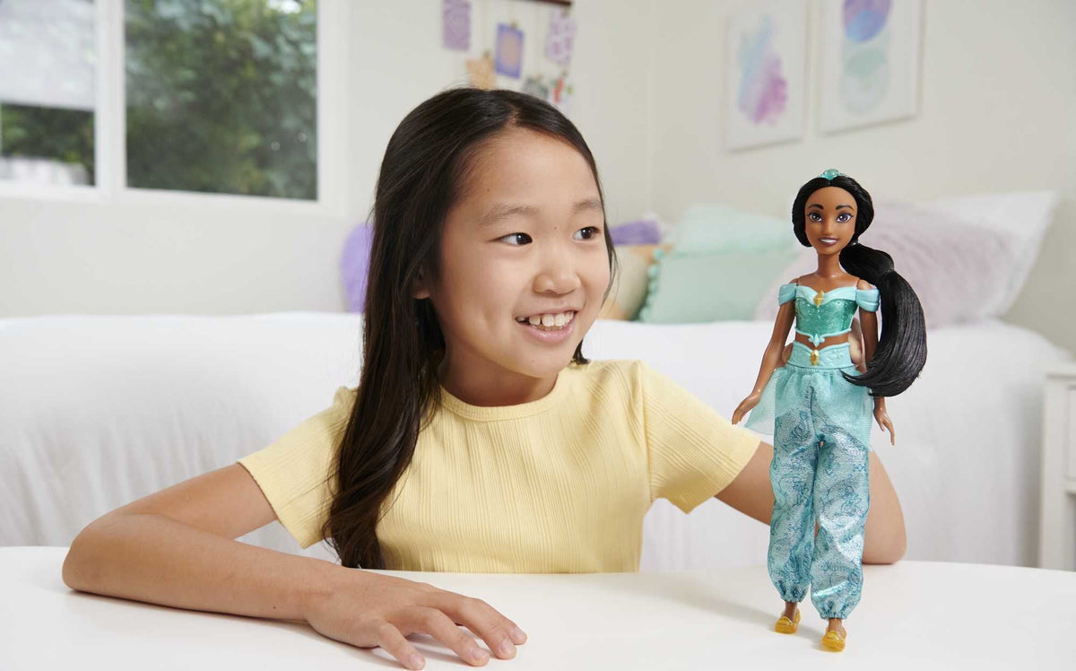Disney Princess Jasmine 11 inch Fashion Doll with Black Hair, Brown Eyes & Tiara Accessory