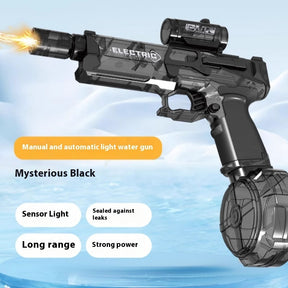 Fire Rat Electric Water Pistol Cool Light Full Automatic Water Spray Gun Summer Toy Sports Entertainment Children Gifts